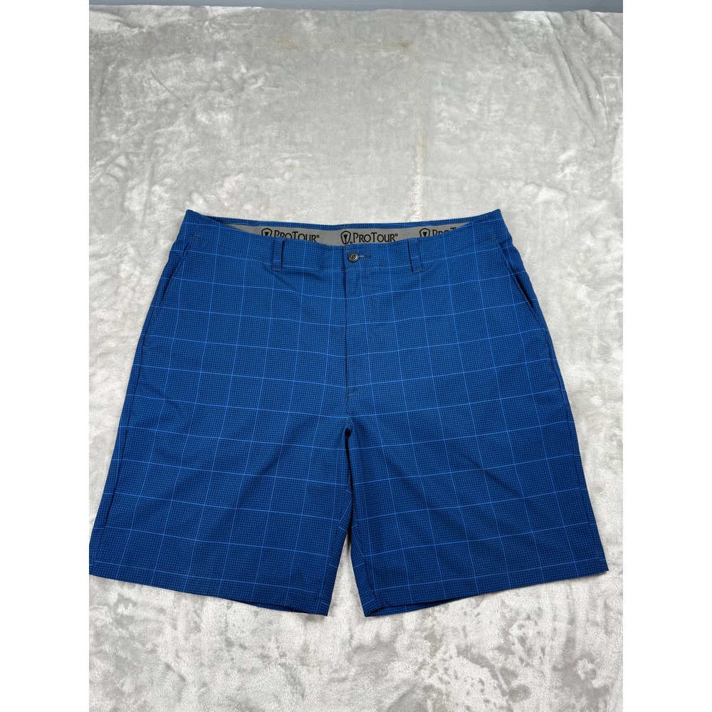 ProTour Mens Golf Shorts Performance Stretch Size 38 Gorpcore Sporty Prep